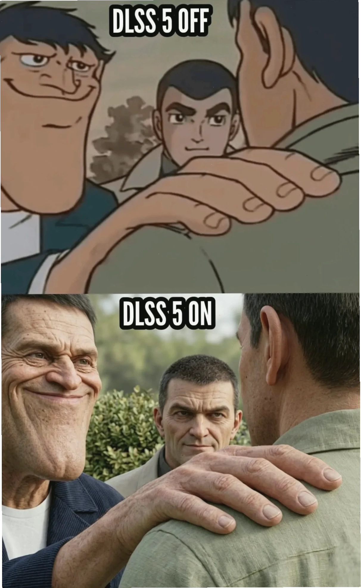 1 vs 5 meme