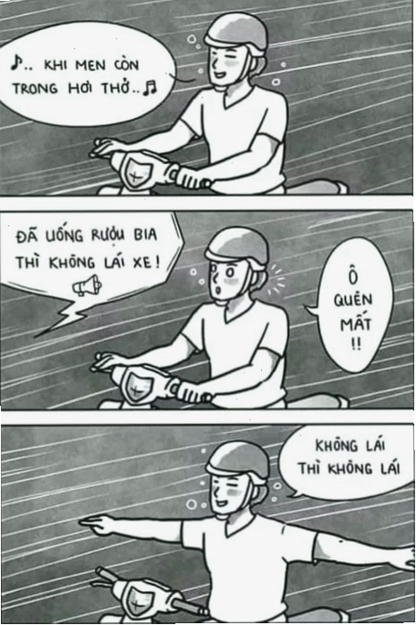 Ảnh chế nói không với rượu bia meme