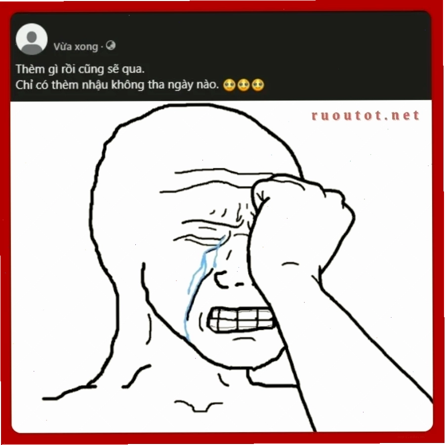 Ảnh chế nói không với rượu bia meme