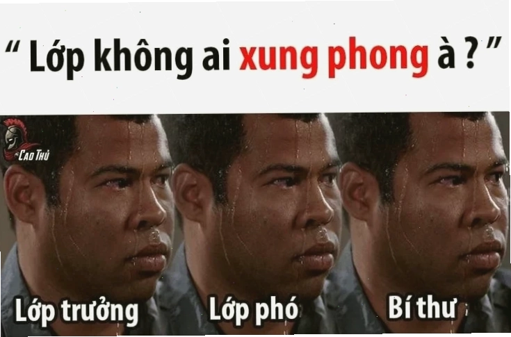 ảnh meme đổ mồ hôi