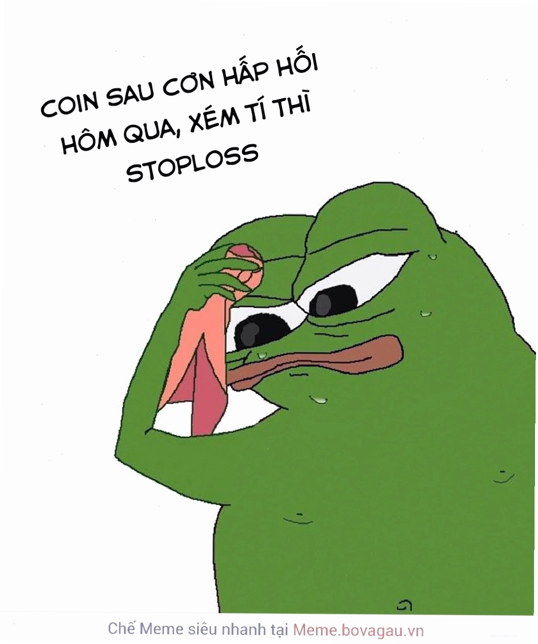 ảnh meme đổ mồ hôi