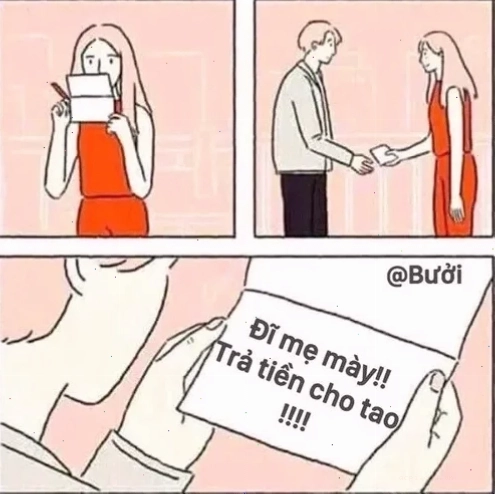 ảnh meme đòi nợ lầy lội