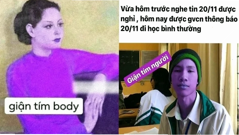 ảnh meme giận tím người