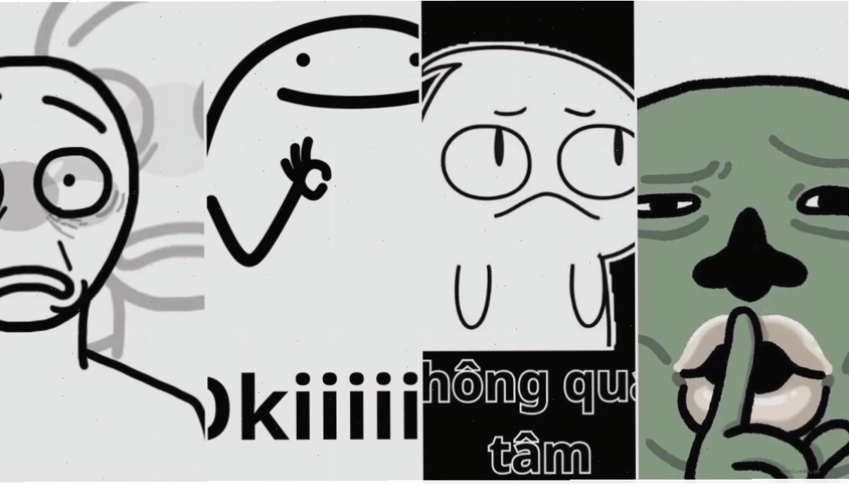 ảnh meme không quan tâm sáng tạo