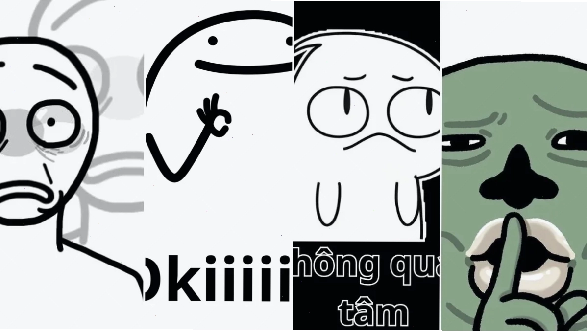 ảnh meme không quan tâm sáng tạo