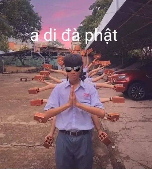 ảnh mô phật meme thú vị