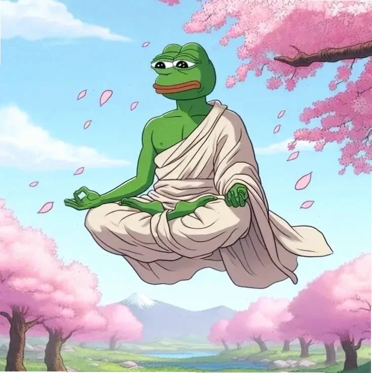 ảnh ngồi thiền meme của chú mèo
