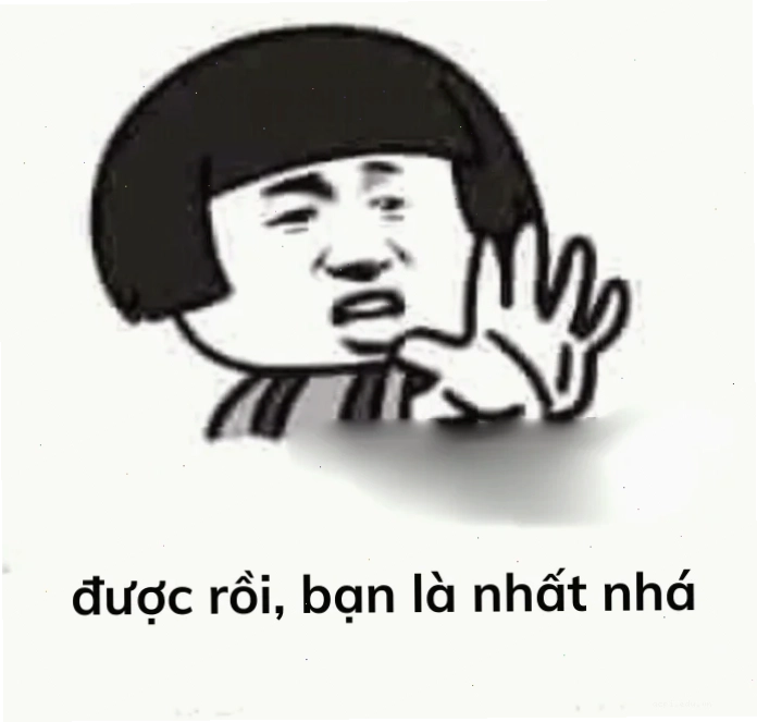 bạn là nhất meme cực gắt
