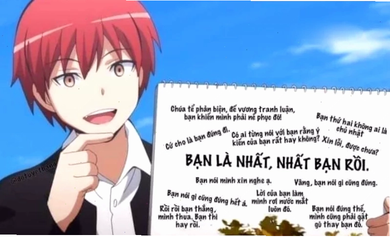 bạn là nhất meme hài hước