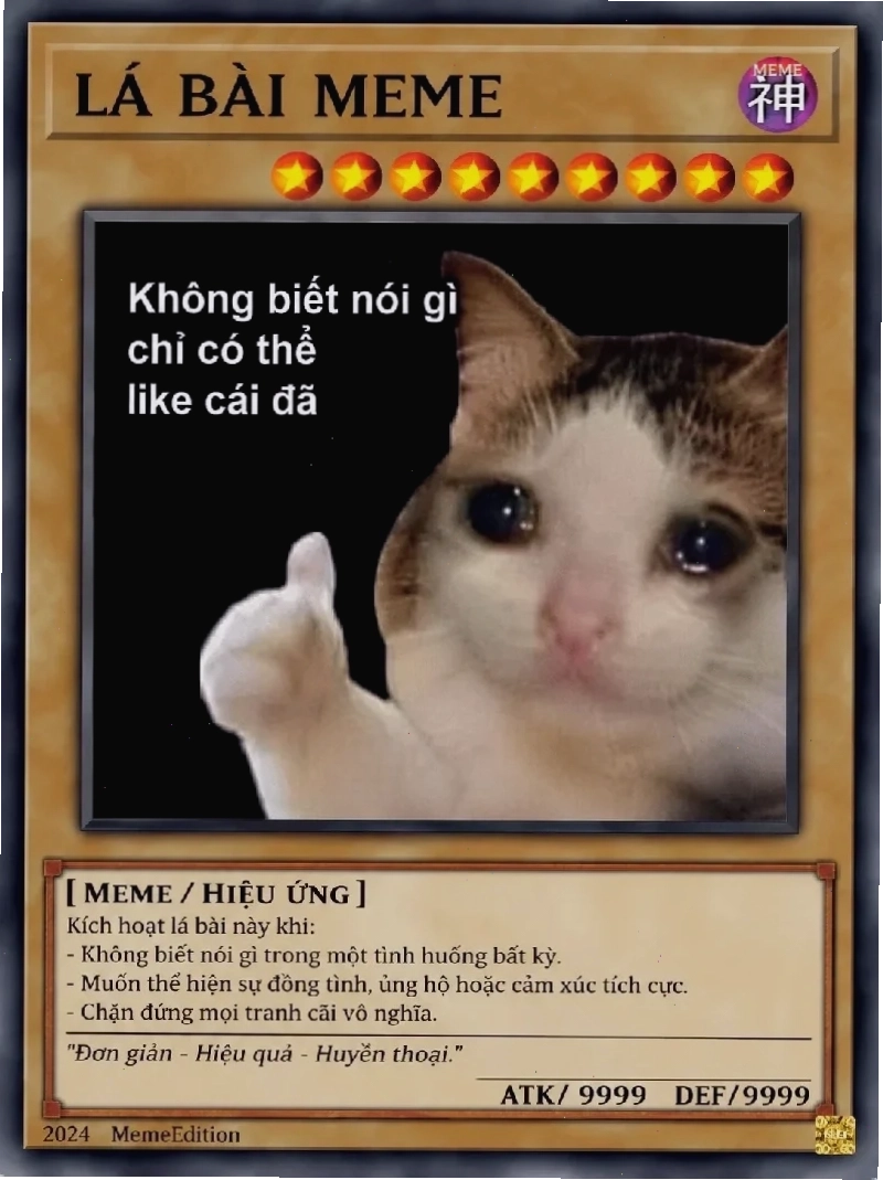 bạn là nhất meme hài nhất