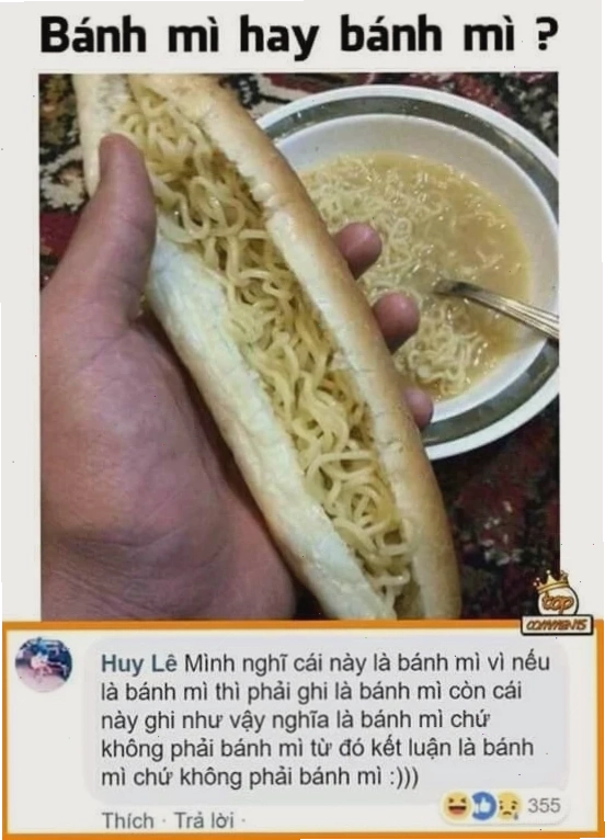 bánh mì meme độc lạ