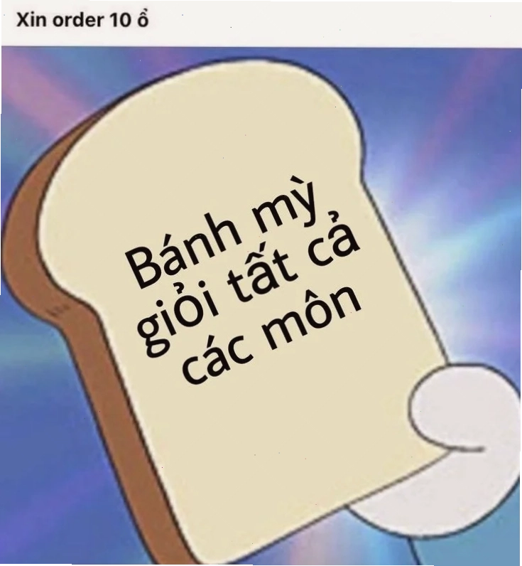 bánh mì meme vui nhộn
