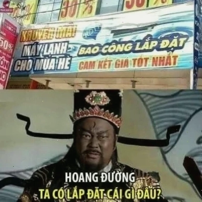 Bao Công đứng nhìn thế giới trong hoang đường bao công meme