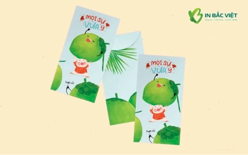 bao lì xì meme gập dán sẵn