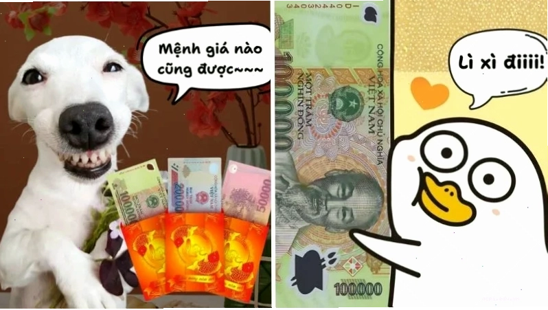 bao lì xì meme thiết kế riêng