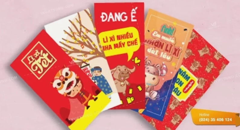 bao lì xì meme với hình ảnh mèo siêu quậy