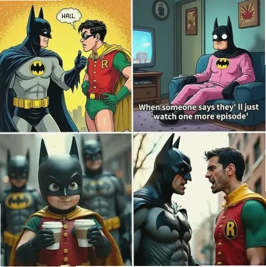 batman meme vui vẻ