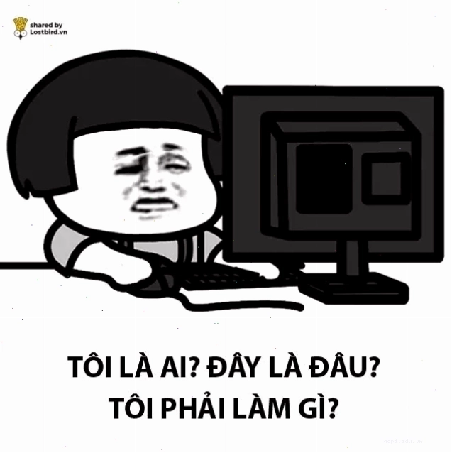 Biểu cảm hài hước của đây là đâu tôi là ai meme