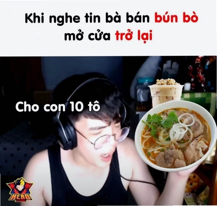 bún cua meme cười bể bụng
