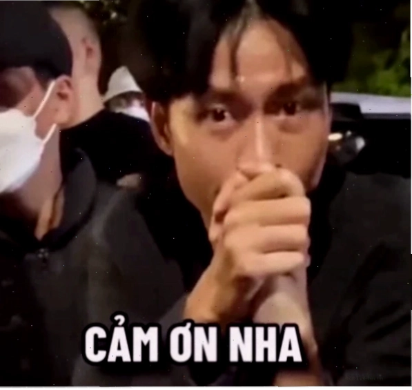 cảm ơn đã lắng nghe meme cúi đầu