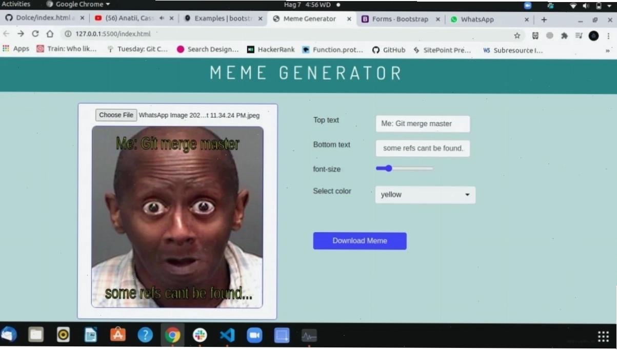 Cắt ghép clip trên meme website