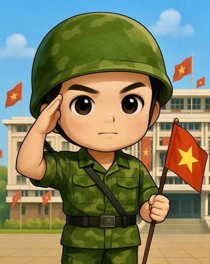 chào cờ meme