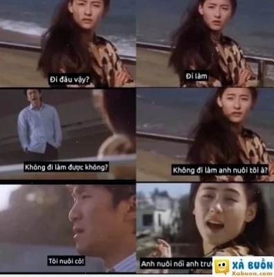 châu tinh trì meme hò hét