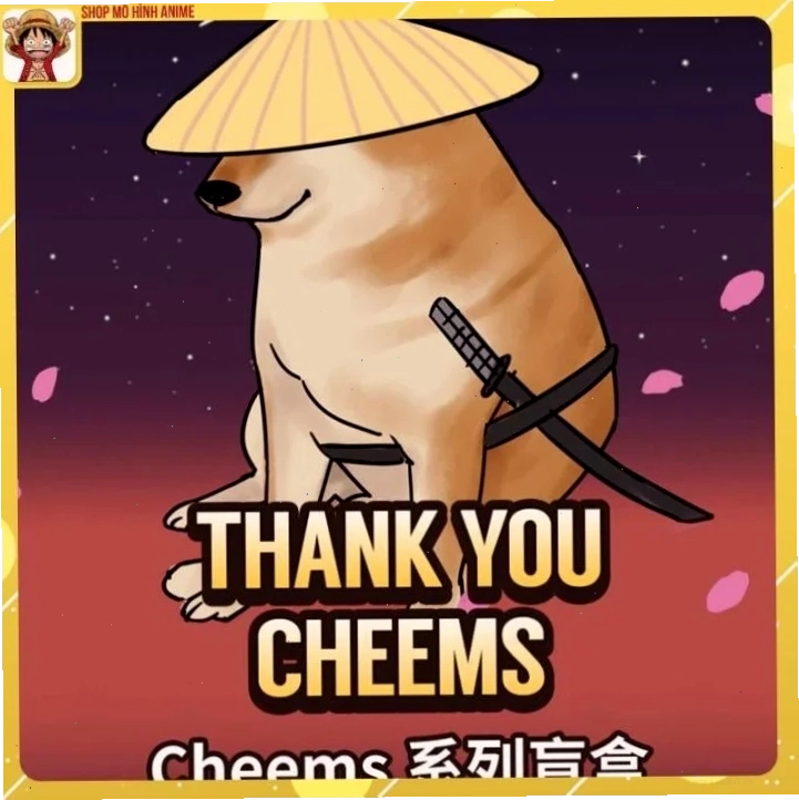chú chó meme cheems tập thể hình