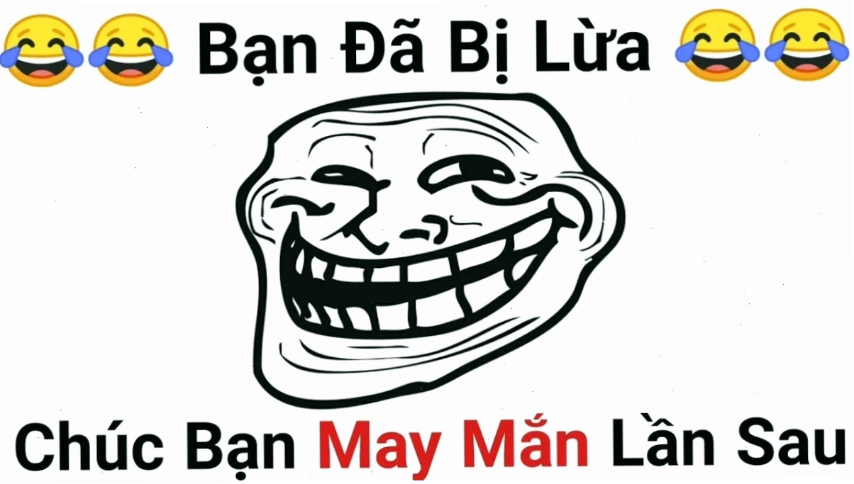 chúc bạn may mắn lần sau meme cay dang