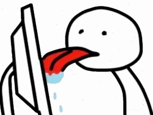 Liếm bánh kem Cô gái liếm bánh kem trong meme