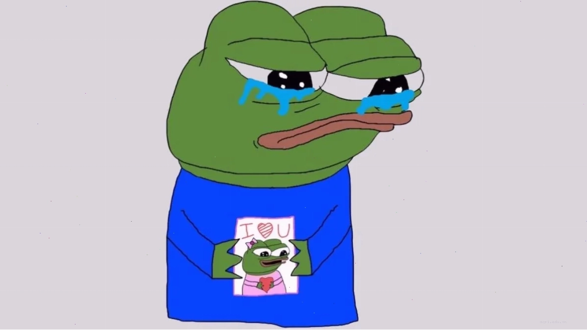 pepe cute con ếch xanh meme đáng yêu