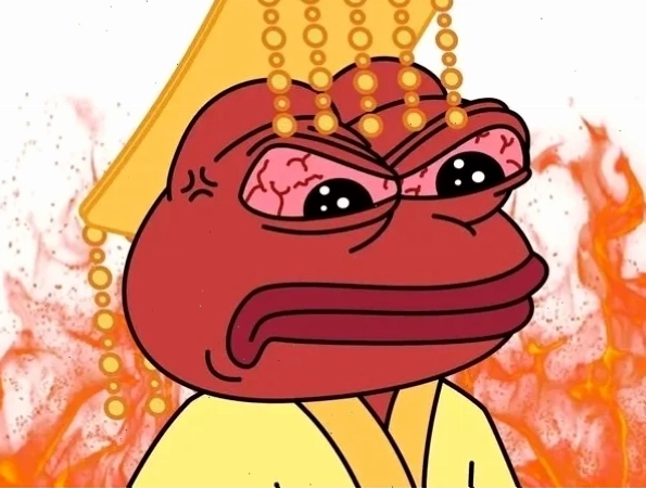 pepe nheo mắt con ếch xanh meme nheo mắt