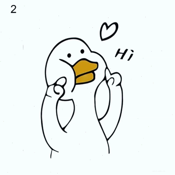 con vịt meme bị kẹt