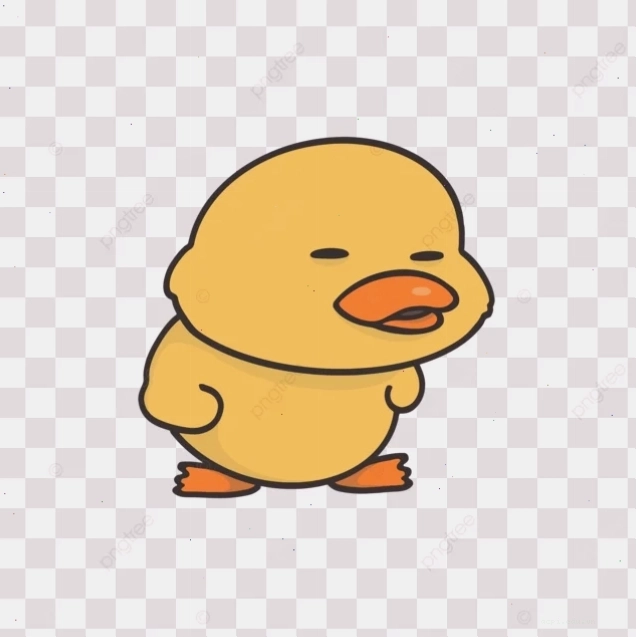 con vịt meme cầm bóng