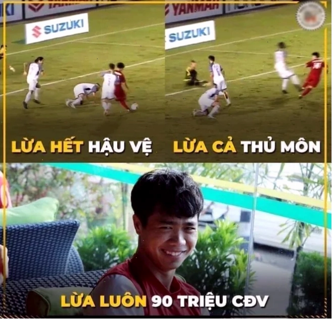 công phượng meme thi đấu