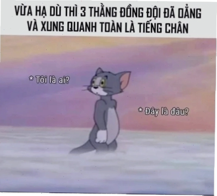 Cười vỡ bụng với đây là đâu tôi là ai meme