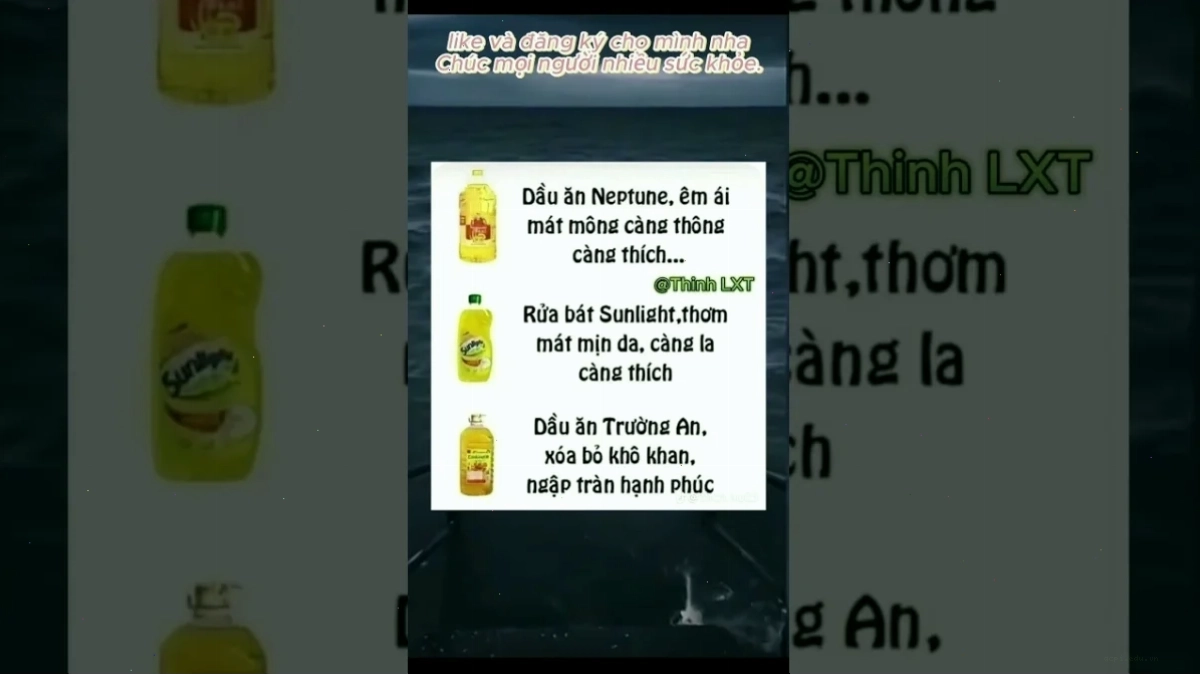 dầu ăn meme hài hước