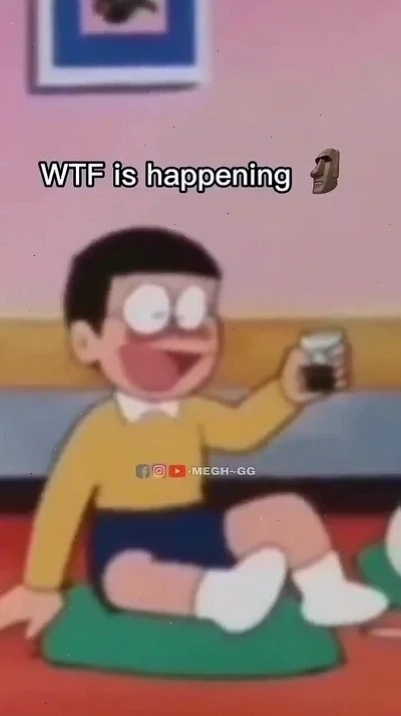 doraemon meme face hốt hoảng