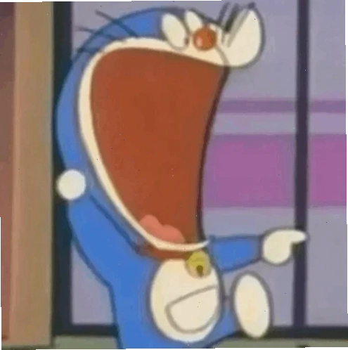 doraemon meme face quyết tâm