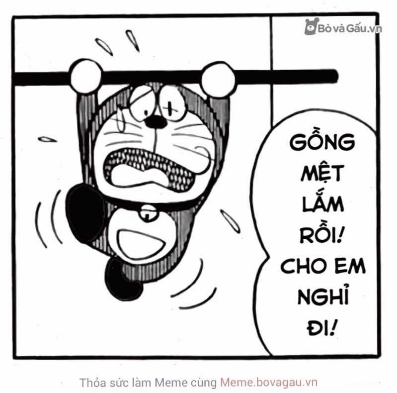 doremon meme cười nửa miệng