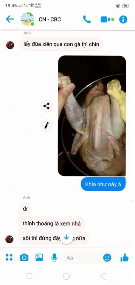 gà luộc meme
