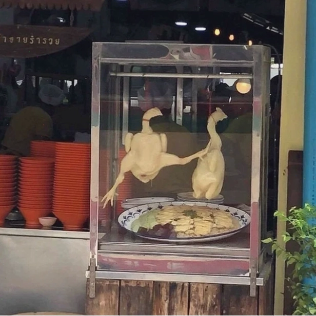 gà luộc meme