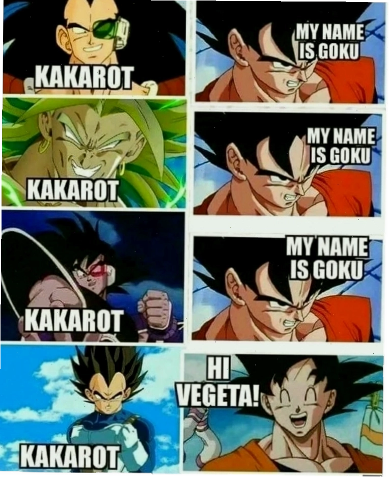 goku meme dark