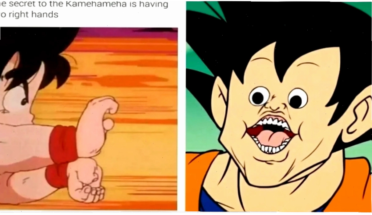 goku meme face độc