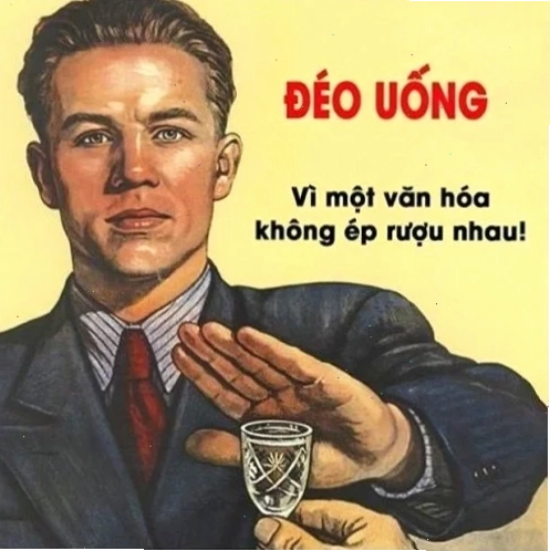 Hài hước nói không với rượu bia meme