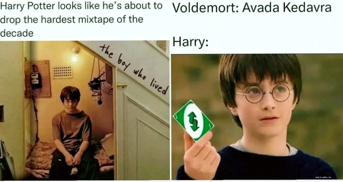 harry potter memes cảnh phép thuật lỗi