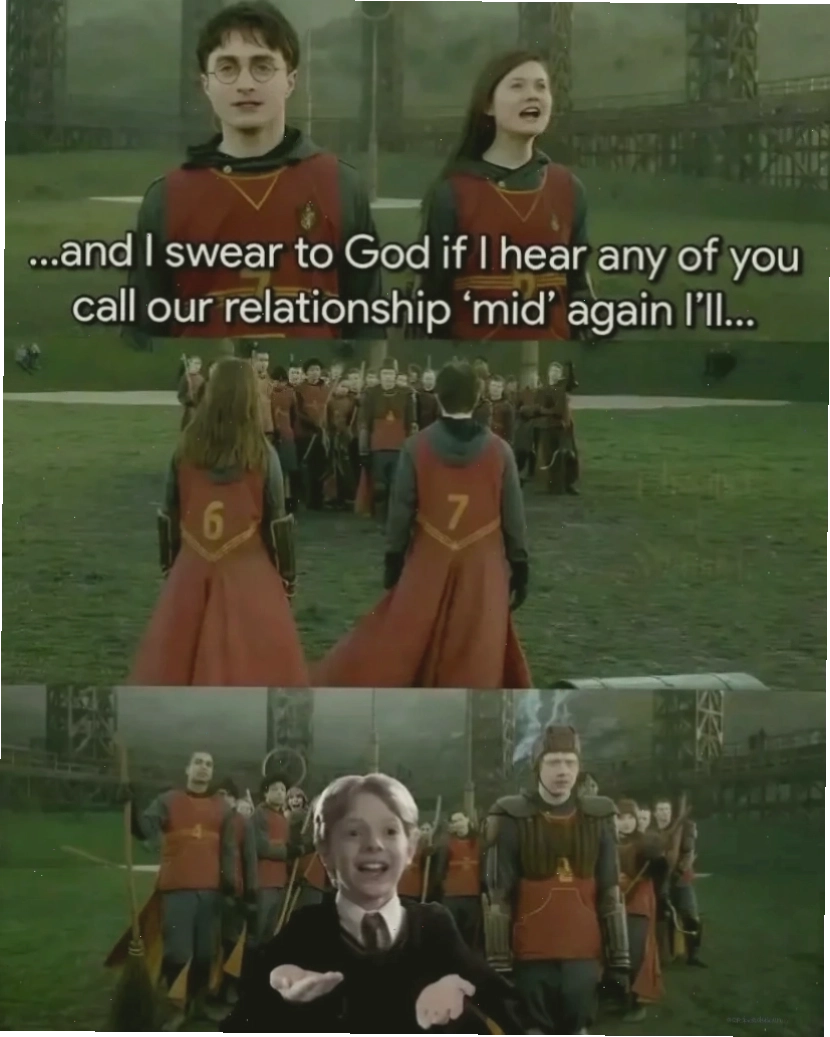 harry potter memes chạy vụng về