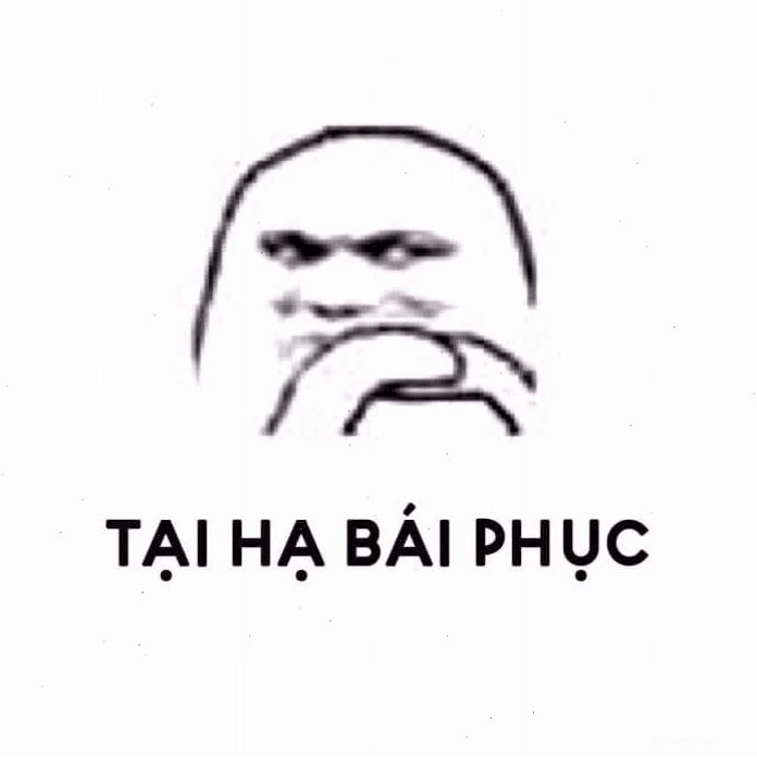 Hình ảnh bái phục meme chế độc lạ