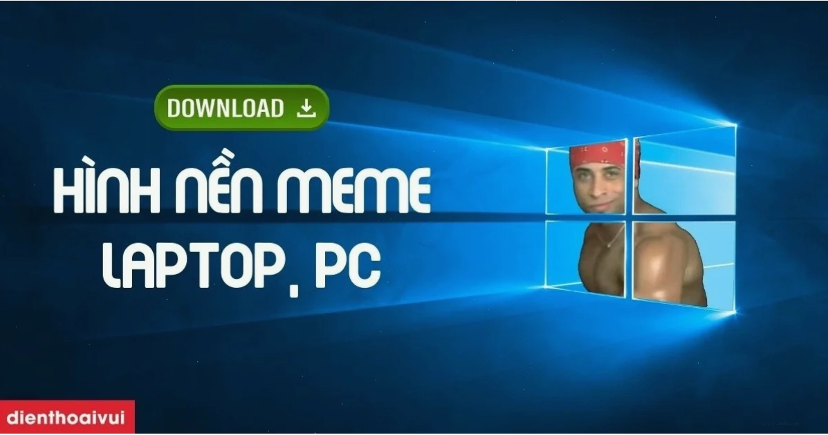 Ảnh phong cách retro hình nền máy tính meme