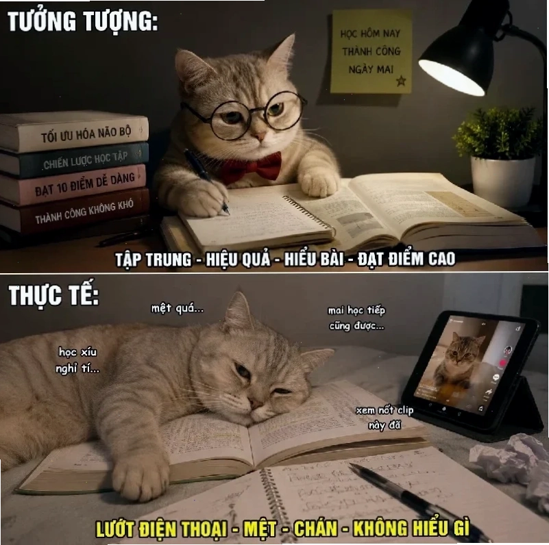 học sinh meme hài hước